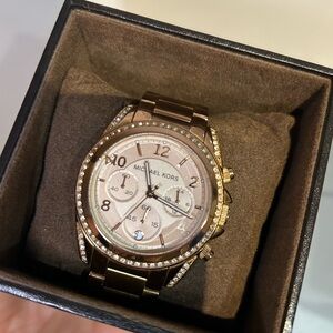 Michael Kors rose gold watch